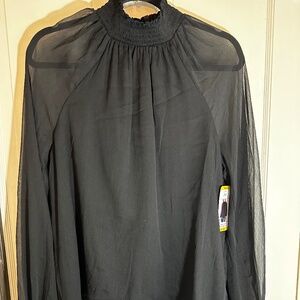 Joie limited edition, long sleeve smock necked blouse top. Med. New With Tags